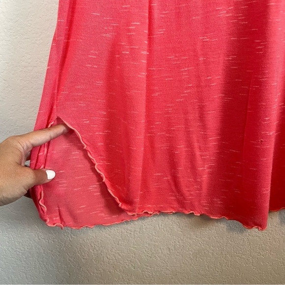 Hard Tail Pink Burnout Oversized Slouchy Short Sleeve T Shirt Top Size Large - Picture 6 of 11